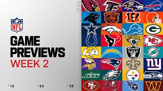 NFL Week 2 Game Previews