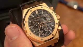 Unboxing: AP Royal Oak 50th anniversary Rose Gold!