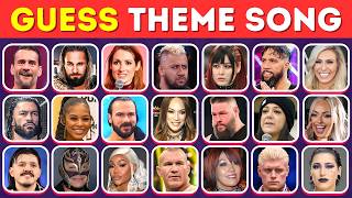 Guess the Top Male and Female WWE Superstars by Their Theme Songs 🎵✅🔊