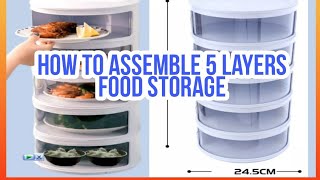 How To Assemble a 5-Layer Food Storage