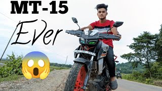 The Loudest MT15 In India || Akrapovic exhaust || Akki The Rider