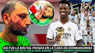 Así FUE el BRUTAL PLANCHAZO a DONNARUMMA | EXHIBICIÓN de VINICIUS que SE LLENA de TITULOS y PREMIOS