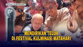 Mendirikan Telur di Festival Kulminasi Matahari