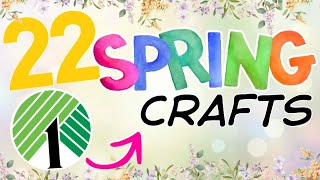 22 GORGEOUS 🌸 Spring Dollar Tree DIY Crafts For Home Decor