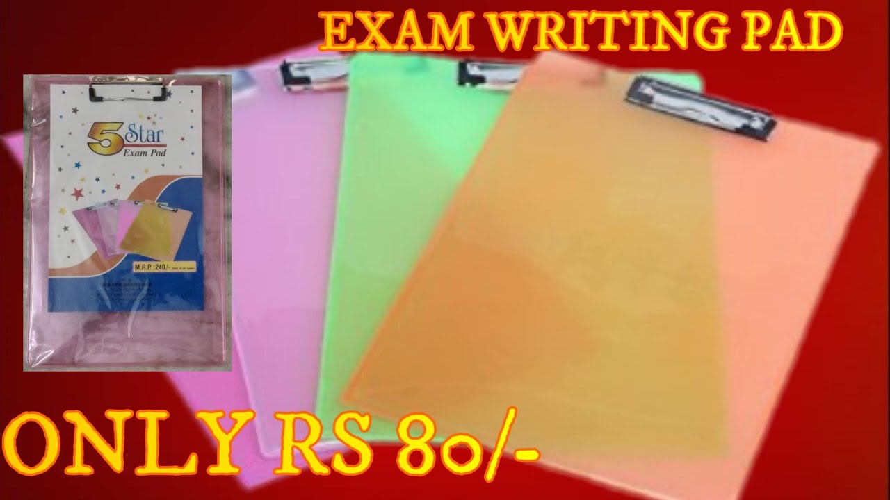 Transparent Pad Exam Pad Plastic Pad Acraulic Pad Writing Pad