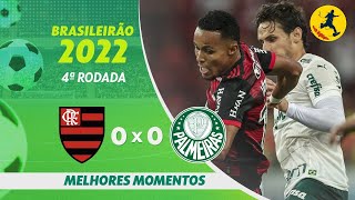 Flamengo e Palmeiras criam boas chances, mas ficam no empate sem gols no Maracanã