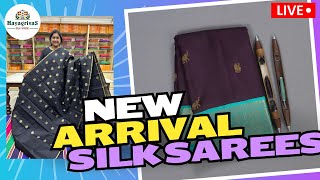 15 mins live with Hayagrivas | Pure Kanjivaram Sarees | Pure Zari | Must Buy | Festive Collections