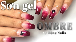 Nail cho người mới bắt đầu - Hướng dẫn cách ombre bằng sơn gel siêu đơn giản | Ly Đặng Nails