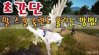 검은사막(BDO) '말'스킬 쉽게 훈련,숙련시키는방법!(How to training horse skills)