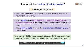 Neural Networks: Multi-layer Perceptron