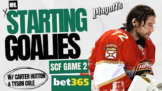 NHL Starting Goalies - SCF Game 2: June 10th - w/Carter Hutton & Tyson Cole