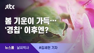 [날씨박사] 주말, 서쪽은 봄, 동쪽은 겨울…강원 영동 많은 눈 주의 / JTBC 뉴스룸