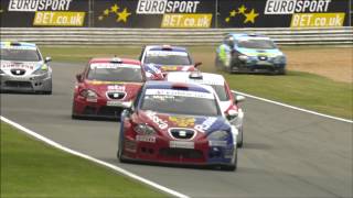 20090719 Santiago Navarro and Aldo Ponti Seat Leon Eurocup at Brands Hatch Extended