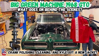 What Goes on Behind the Scenes at 2 Hacks Garage with the Big Green Machine 1968 GTO? #musclecar