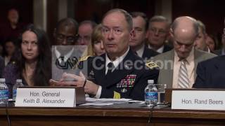 SENATE:NSA DIR TESTIFIES- BROKEN GLASS
