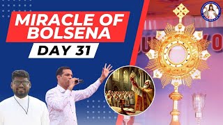 EUCHARISTIC MIRACLES | Day 31 | Miracle of Bolsena | Br. Prakash Dsouza | (31st Jan 2025)