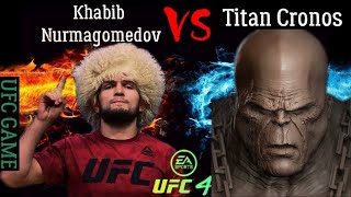 Khabib Nurmagomedov vs. Titan Cronos EA Sports UFC 4 immortal