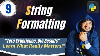 Python String Formatting | CodersIndia | By Rohit Tyagi