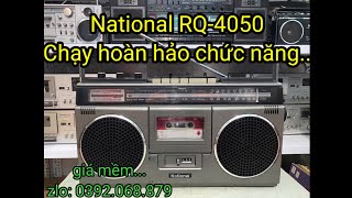 National RQ-4050| điện 100v chạy hoàn hảo chức năng.giá trong clip.zallo:0392.068.879