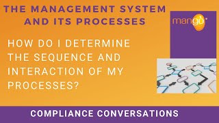 QHSE Management Systems - How do I determine the sequence and interaction of my processes?