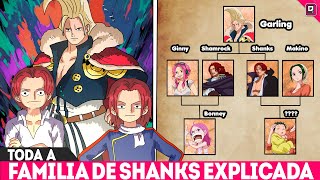 TODA FAMILIA FIGARLAND EXPLICADA ! A ÁRVORE GENEALÓGICA DE SHANKS O RUIVO DESDE O SÉCULO PERDIDO