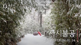 봉은사 사시불공 (2025.01.14.)