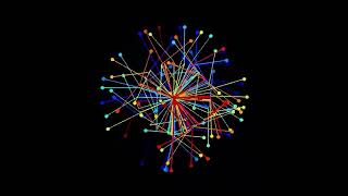 100 chaotic double pendulums | butterfly effect | With Python