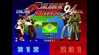 The King of Fighters 94 - kof 94 gameplay with england team  (girls) - Woman Team.