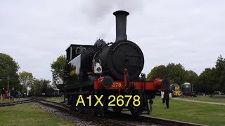 A1X Terrier 2678 comes off Didcot turntable