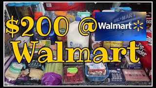 $200 Walmart Grocery Haul & Meal Plan