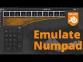 Blender - How to Use Numpad Hotkeys Without One