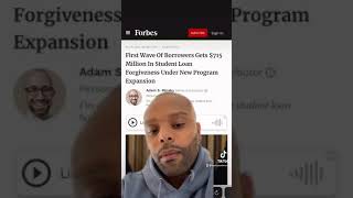 Student Loan forgiveness update. #studentloans #college #investing