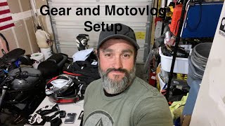 My gear and motovlog setup for street and dirt