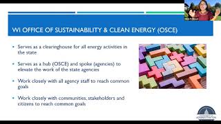 2020 UW System Sustainability Annual Meeting - Climate Change & Clean Energy with Maria Redmond