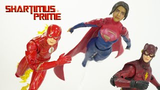 DC Multiverse Flash, Supergirl, and Batman Costume The Flash Movie McFarlaneToys Figure Review