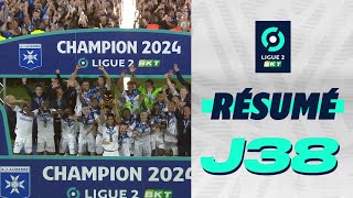 Résumé 38ème journée - Ligue 2 BKT / 2023-2024