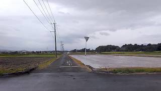 6月20日☁☔錦町西の松里地区～旧道を一武方向～原田川地区～東方地区～原田川地区～下原地区～国道を人吉市方向～内門地区～福島地区～岩城地区～荒田地区～ユータンして福島地区