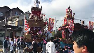 2019/11月24日 産業祭り 平館 北千倉  平館囃子 松永医院駐車場