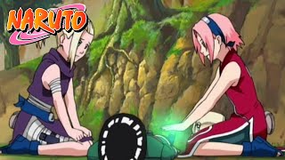 Sakura cura a Rock lee y Ino la envidia - Naruto