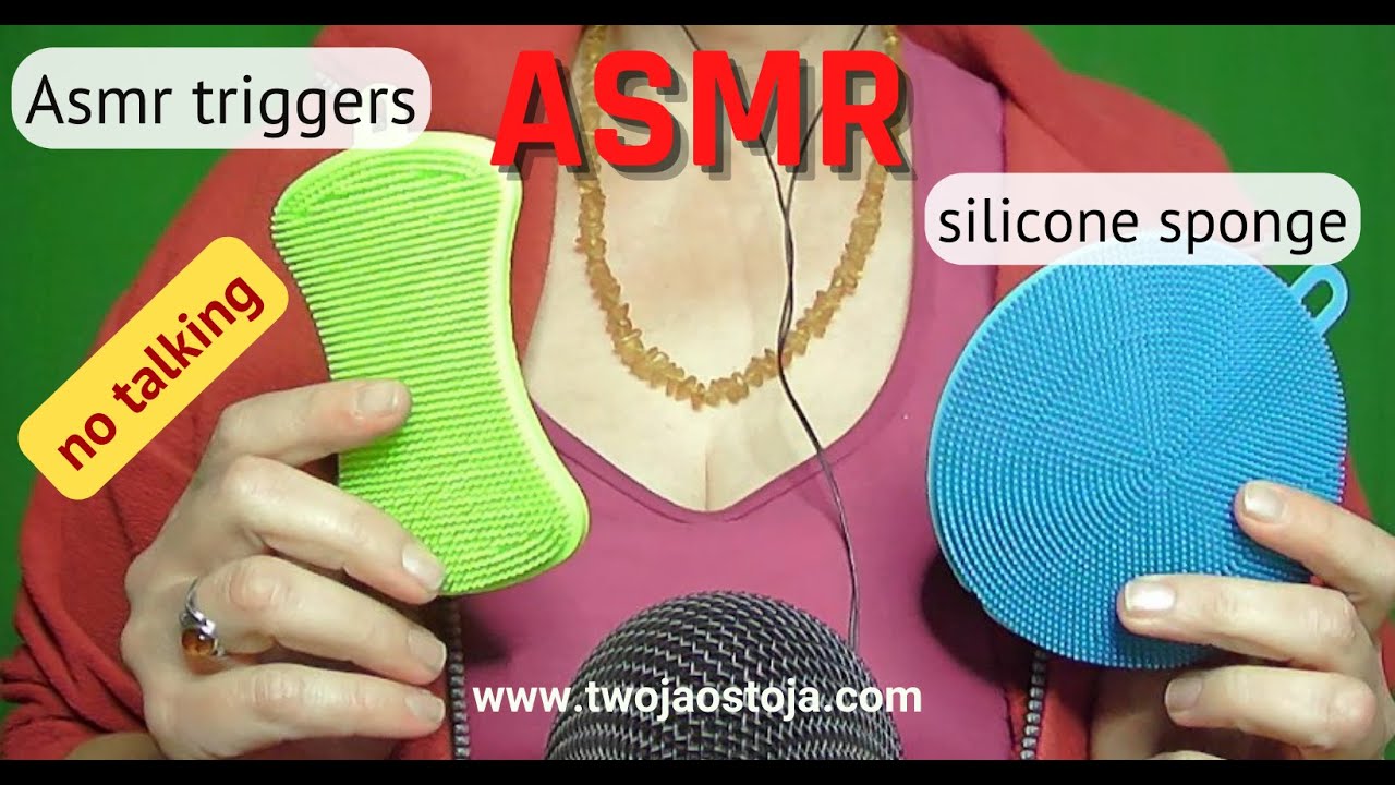 Asmr Pl Asmr Triggers Brain Massage Silicone Sponge Gąbka