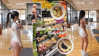 WHAT I EAT IN A DAY TO STAY LEAN🐰 Healthy meal ideas, vlog, \u0026 maintaining my figure!