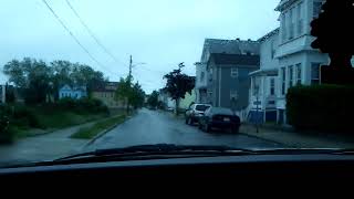 Driving through south six street New Bedford.