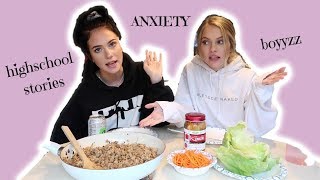 EAT WITH US *a mukbang* | feat. my sister