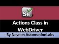 Actions Class In Selenium : MouseMovement || Right Click || Drag & Drop