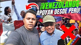 Venezolanos 🇻🇪 en Perú 🇵🇪 se concentran en la embajada #9E |  #venezolanosenperú