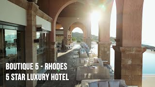 The Most Luxurious Escape In Greece: Boutique 5 Hotel & Spa - Cinematic drone video - Private pool