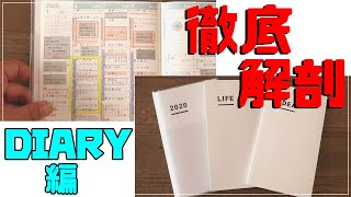 【コクヨ】「ジブン手帳2020」ファーストキット スタンダードカバータイプ 全ページ紹介します！/DIARY編