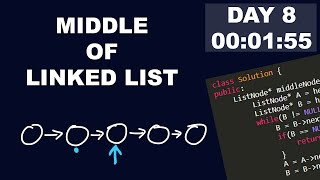 LeetCode Day 8 - Middle of a Linked List (Two Pointers)