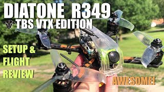 Diatone 2019 GT R349 TBS VTX Edition (Setup \u0026 Flight Review)