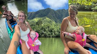 We took our baby on a kayak adventure! (Hawaii VLOG)